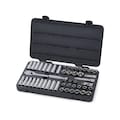 Gearwrench 49 Piece 1/2" Drive 6 Point SAE/Metric Socket Set 80700